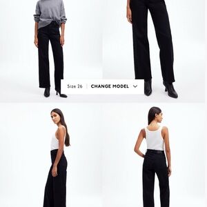 Madewell Perfect Vintage Wide Leg Jean - Black - NWOT